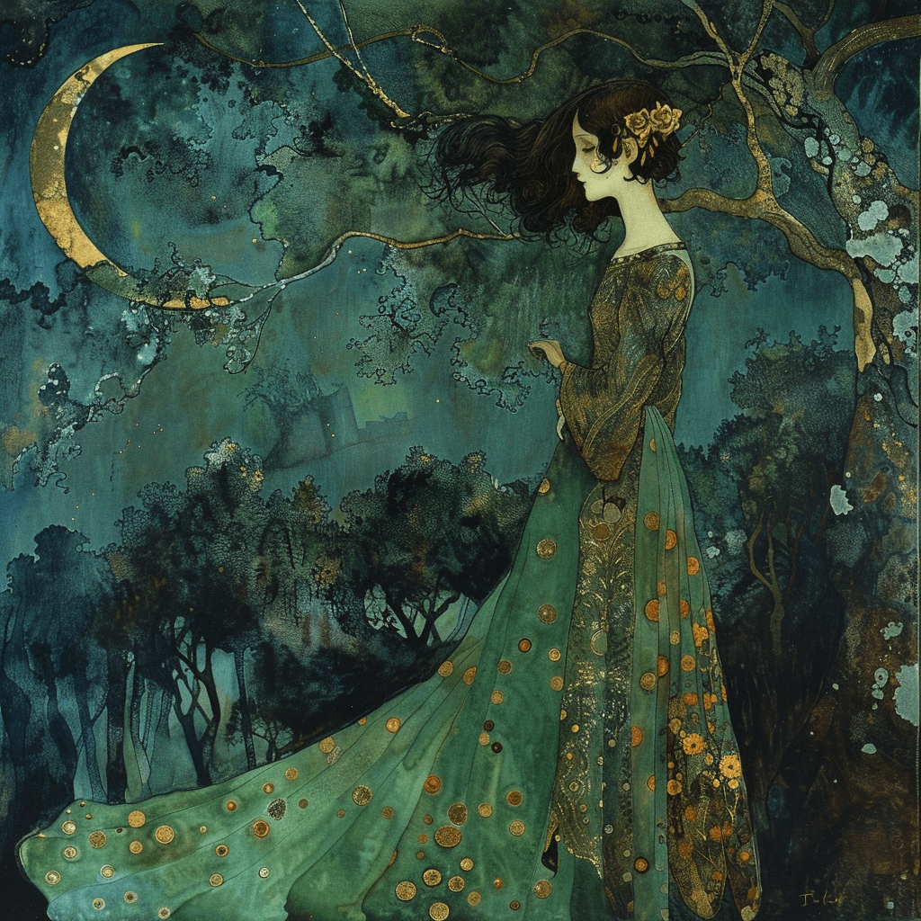 Edmund Dulac style