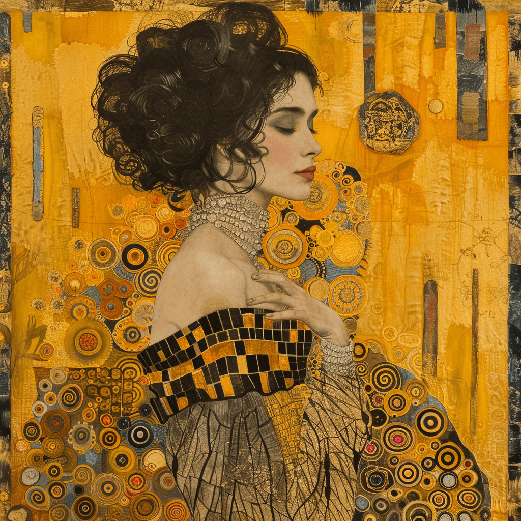 Gustav Klimt style