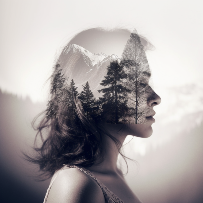 double exposure photography