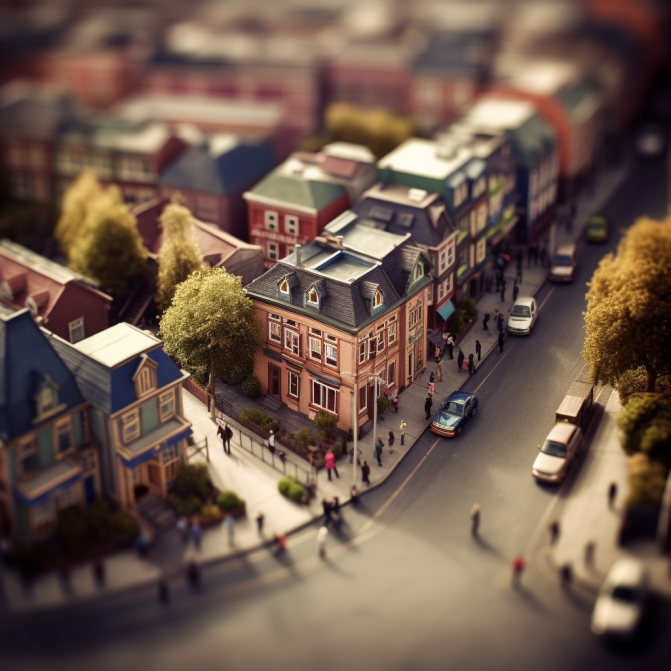 tilt shift photography